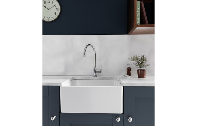 Abode New Belfast 1B Undermount Sink - White