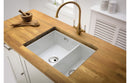 Abode Sandon 1.5B Ceramic Undermount/Inset Sink - White