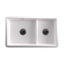 Abode Sandon 1.75B Ceramic Undermount/Inset Sink - White