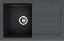 Abode Xcite 1B Inset Black Metallic Sink & Specto Tap Pack