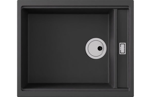 Abode Syncronist Large 1.25B Inset/Undermount Sink - Metallic Black