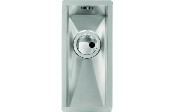 Abode Matrix R0 160mm Square 0.5B Undermount Sink - Stainless Steel
