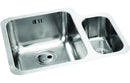 Abode Matrix 1.5B LHMB Undermount Stainless Steel Sink & Astral Tap Pack