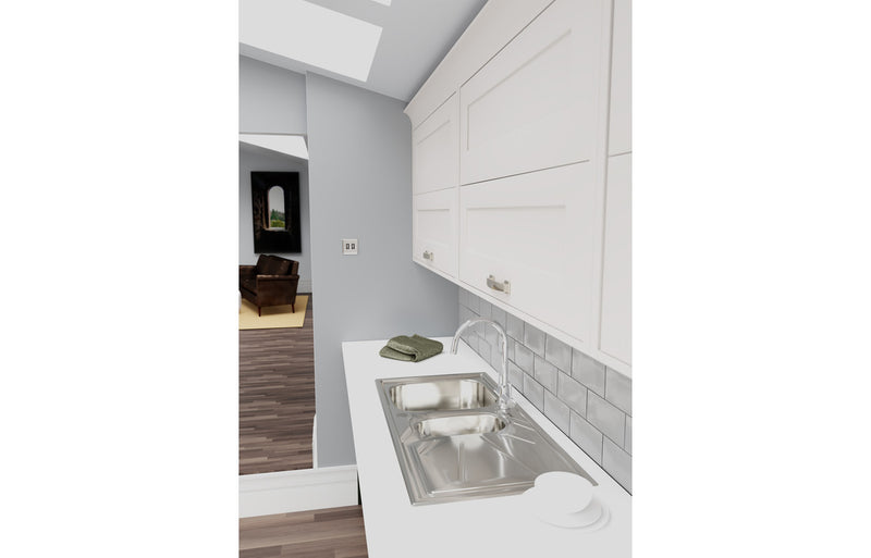 Abode Trydent 1.5B Inset Stainless Steel Sink & Atlas Tap Pack