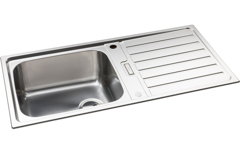 Abode Neron 1B & Drainer Inset Sink - Stainless Steel