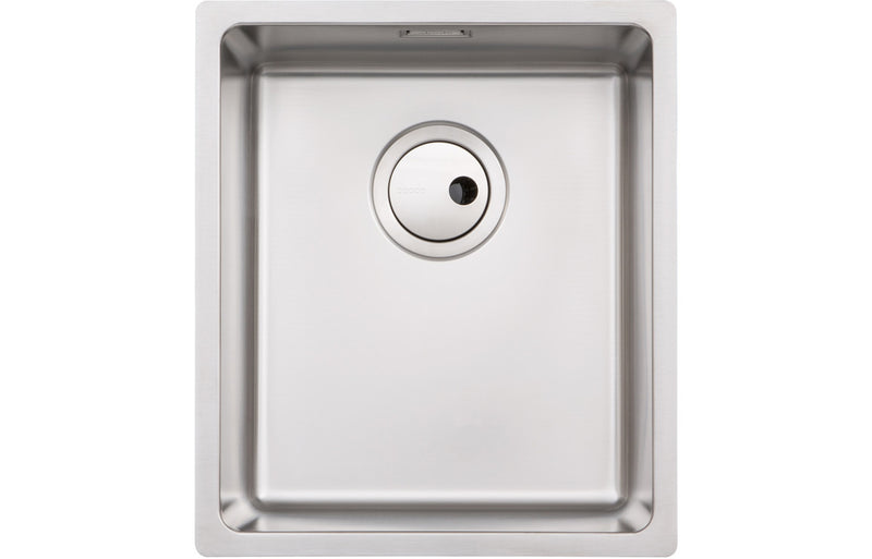 Abode Matrix R15 1B 340mm Undermount/Inset Sink - Stainless Steel