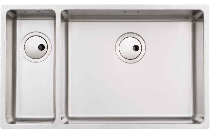 Abode Matrix R15 Large 1.5B RHMB Undermount/Inset Sink - Stainless Steel