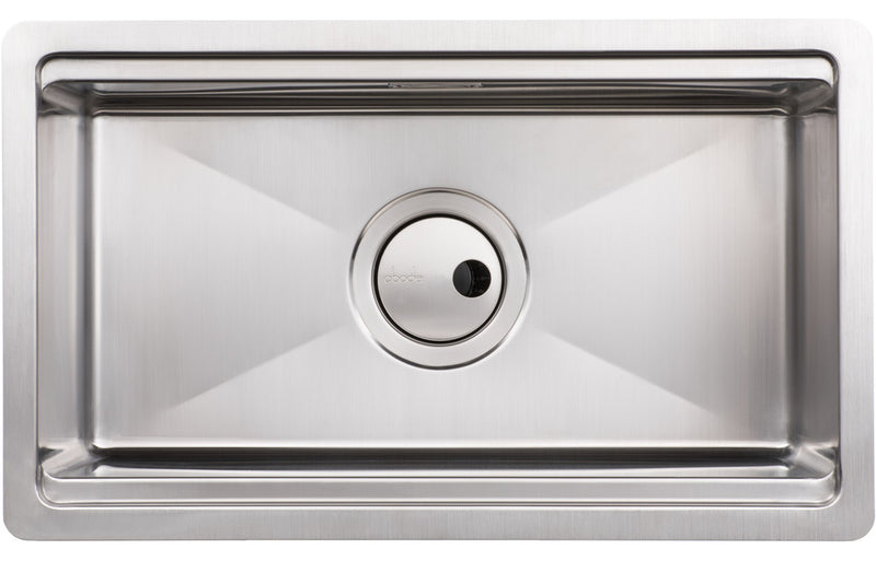 Abode Studio 1B Undermount Sink (inc. Accessories) - Stainless Steel