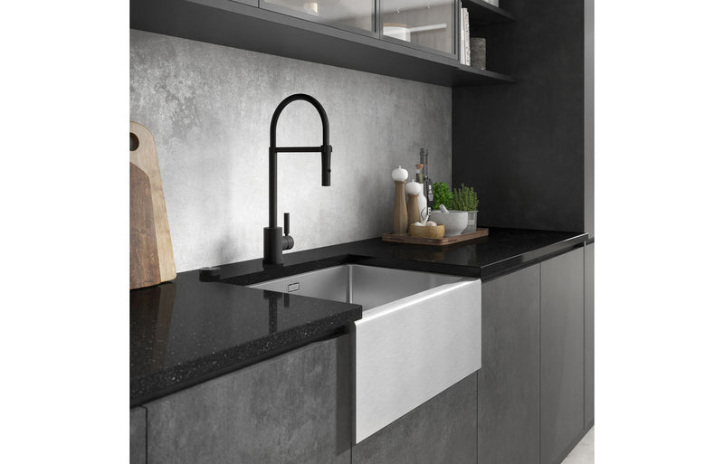 Abode Belfast 1B Undermount Sink - Stainless Steel