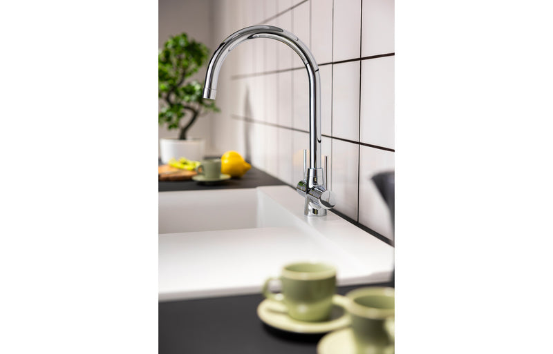 Abode Nexa Monobloc Mixer Tap - Chrome