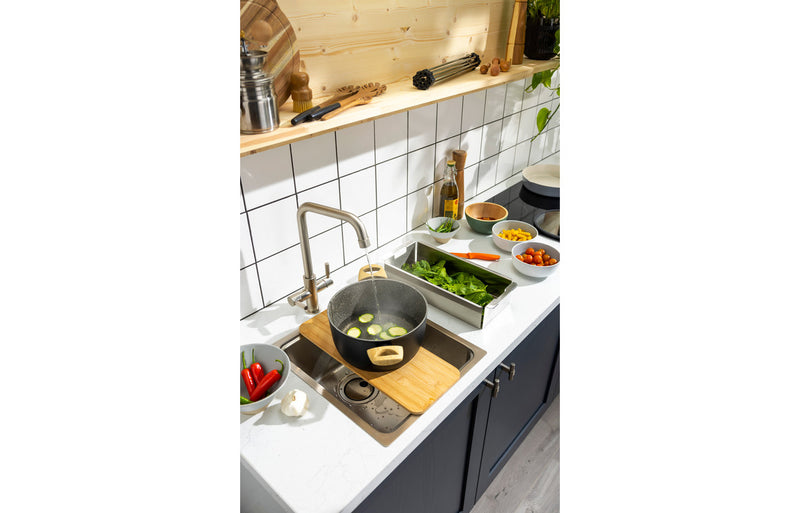 Abode System Sync 1B Large Main Bowl - Stainless Steel