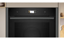 Neff N90 B64CS51G0B Single Slide & Hide Electric Oven - Black with Graphite Trim
