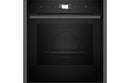 Neff N90 B64CS51G0B Single Slide & Hide Electric Oven - Black with Graphite Trim