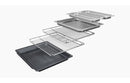 Neff N90 B64FS31G0B Single Slide & Hide Electric Oven with Steam - Black with Graphite Trim