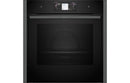 Neff N90 B64FT53G0B Single Slide & Hide Electric Oven with Steam - Black with Graphite Trim