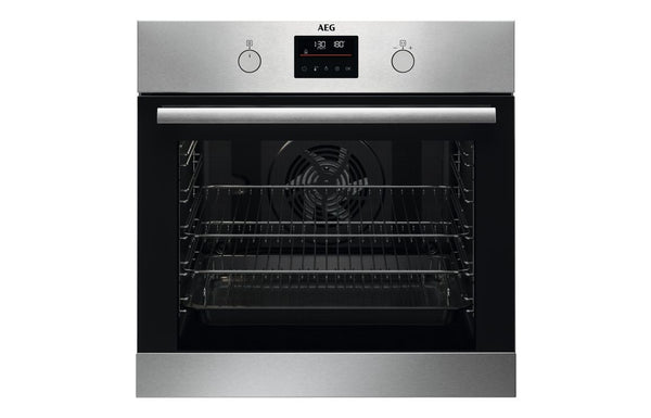 AEG BEK335061M Single Electric Oven - Stainless Steel