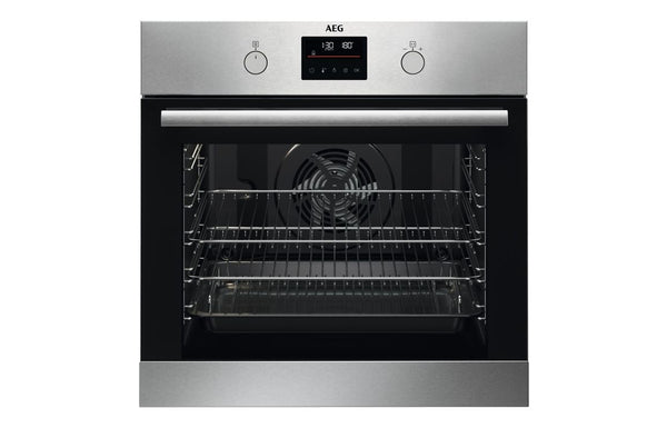 AEG BPK355061M Single Pyrolytic Oven with Steam - Stainless Steel