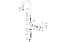 Prima Rhode U-Spout Mixer Tap - Chrome
