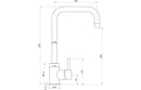 Prima Rhode U-Spout Mixer Tap - Chrome
