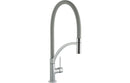 Prima+ Swan Neck Single Lever Mixer Tap with Pull Out - Grey