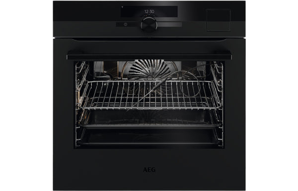 AEG BSK999330T Single Electric Oven with Steamify - Matt Black