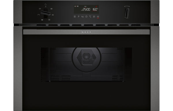 Neff N50 C1AMG84G0B Built-in Compact Combi Microwave & Oven - Graphite Grey