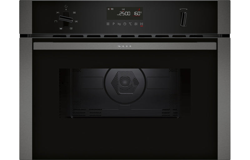 Neff N50 C1AMG84G0B Built-in Compact Combi Microwave & Oven - Graphite Grey