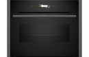 Neff N70 C24MR21G0B Compact Electric Oven & Microwave - Black with Graphite Trim