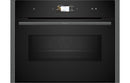 Neff N90 C24MS31G0B Compact Electric Oven & Microwave - Black with Graphite Trim