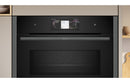 Neff N90 C24MT73G0B Compact Pyrolytic Oven & Microwave - Black with Graphite Trim