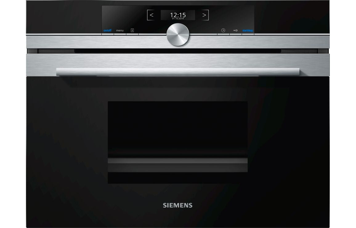 Siemens iQ700 CD634GAS0B Compact Steam Oven - Stainless Steel UK