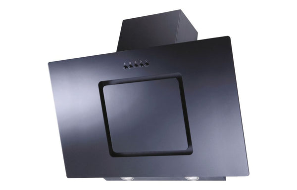Candy CDG9MBGG 90cm Sloped Chimney Hood - Black