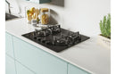 Candy CDK6GR4PBB 60cm Gas on Glass Hob - Black Glass