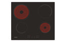 Candy CH64CCB 60cm Ceramic Hob - Black Glass