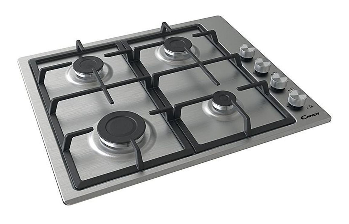 Candy CHG6LPX 60cm Gas Hob - Stainless Steel UK