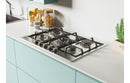 Candy CHG74WPX 75cm Gas Hob - Stainless Steel