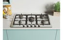 Candy CHG74WPX 75cm Gas Hob - Stainless Steel