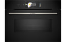 Bosch Series 8 CMG778NB1 Compact Pyrolytic Oven & Microwave - Black