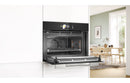 Bosch Series 8 CMG778NB1 Compact Pyrolytic Oven & Microwave - Black
