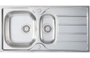 Prima 1.5B 965x500mm Stainless Steel Sink & Single Lever Tap Pack