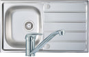 Prima 1B 800x500mm Stainless Steel Sink & Single Lever Tap Pack
