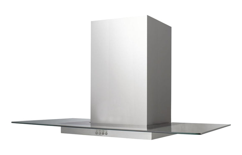 Candy CVMI970LX/UK 90cm Flat Glass Island Hood - Stainless Steel