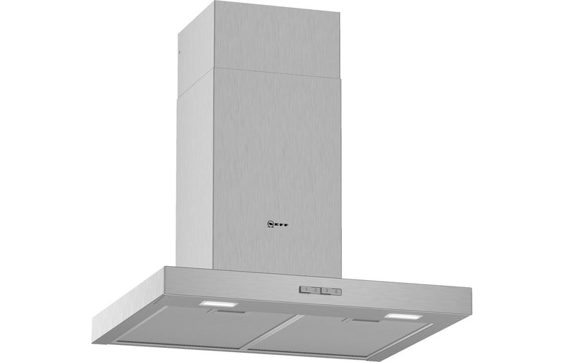 Neff N30 D62BBC0N0B 60cm Box Design Chimney Hood - Stainless Steel