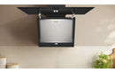 Neff N30 D63IDK1S0B 60cm Angled Chimney Hood - Black Glass