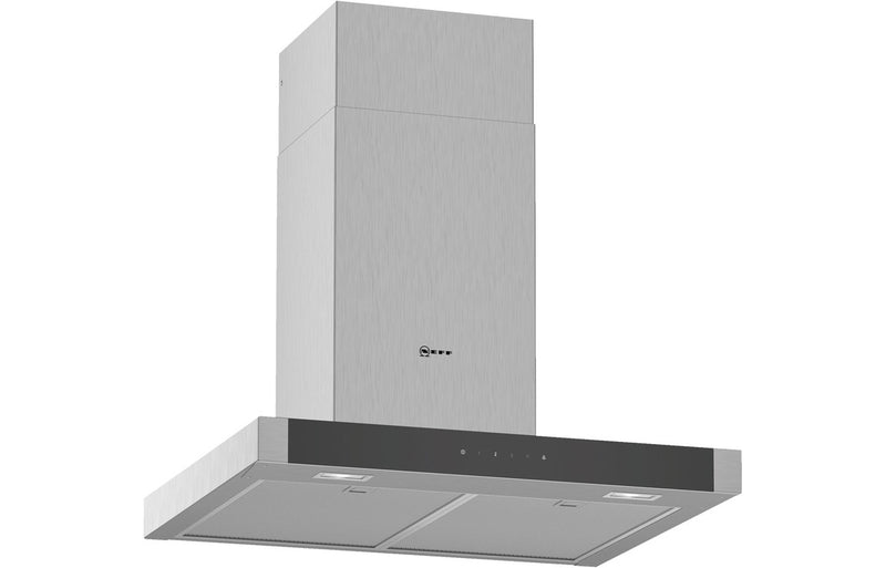 Neff N50 D64BHM1N0B 60cm Box Design Chimney Hood - Stainless Steel
