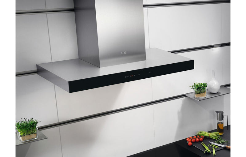 AEG DBE5761HG 70cm Box Chimney Hood - Stainless Steel