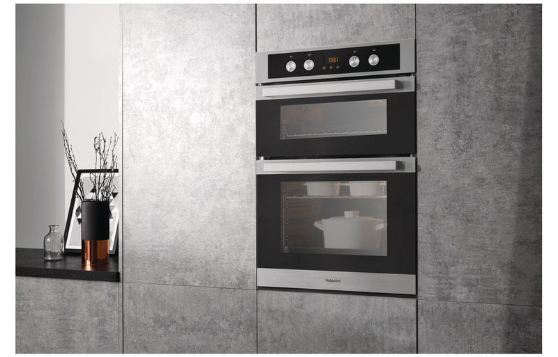 Hotpoint DKD5 841 J C IX Double Electric Oven - Stainless Steel