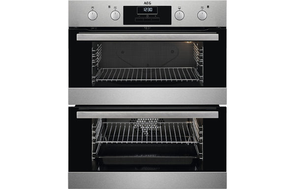 AEG DUB331110M Built-under Double Electric Oven - Stainless Steel