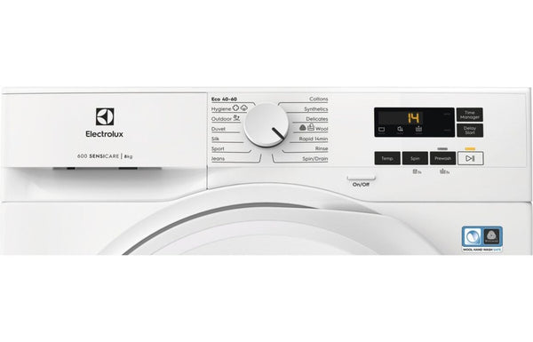 Electrolux EFI61841B F/S 8kg 1400rpm Washing Machine - White
