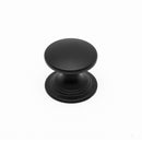 Windsor Round Knob Matt Black